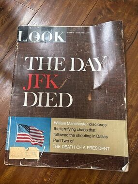 Vintage LOOK Magazine February 7 1967 JFK Assassination Parkland Hospital +